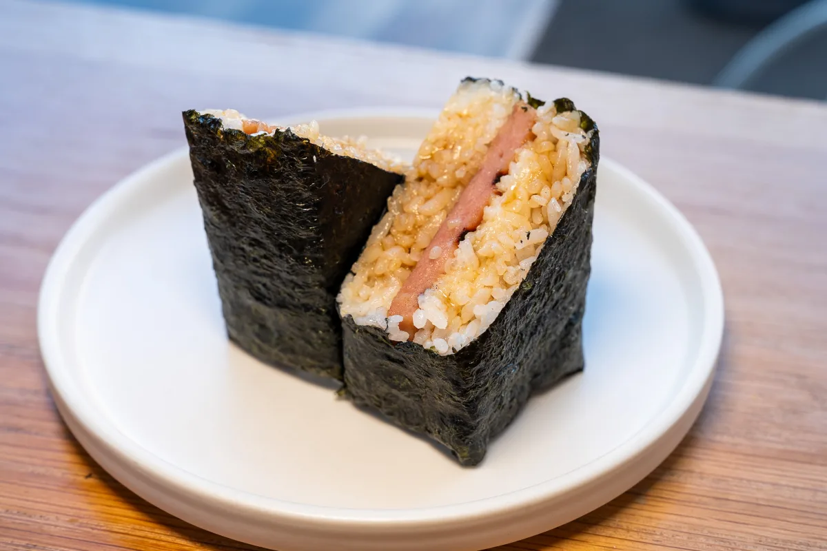 Spam musubi from +Bake Cafe